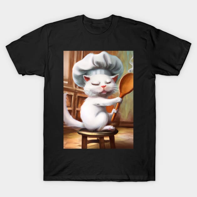 Chef Cat T-Shirt by maxcode